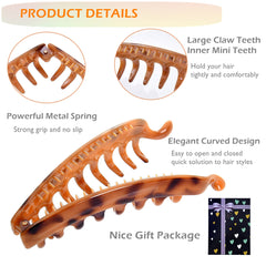 Eyegla clip securing a neat ponytail, fast easy styling benefit