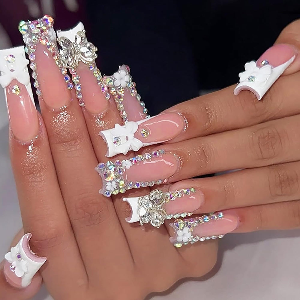 EYZOTSF front packaging showing nails set and included tools for quick application