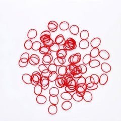 Ezepeo close-up of red elastic texture, soft stretchable material for gentle hold