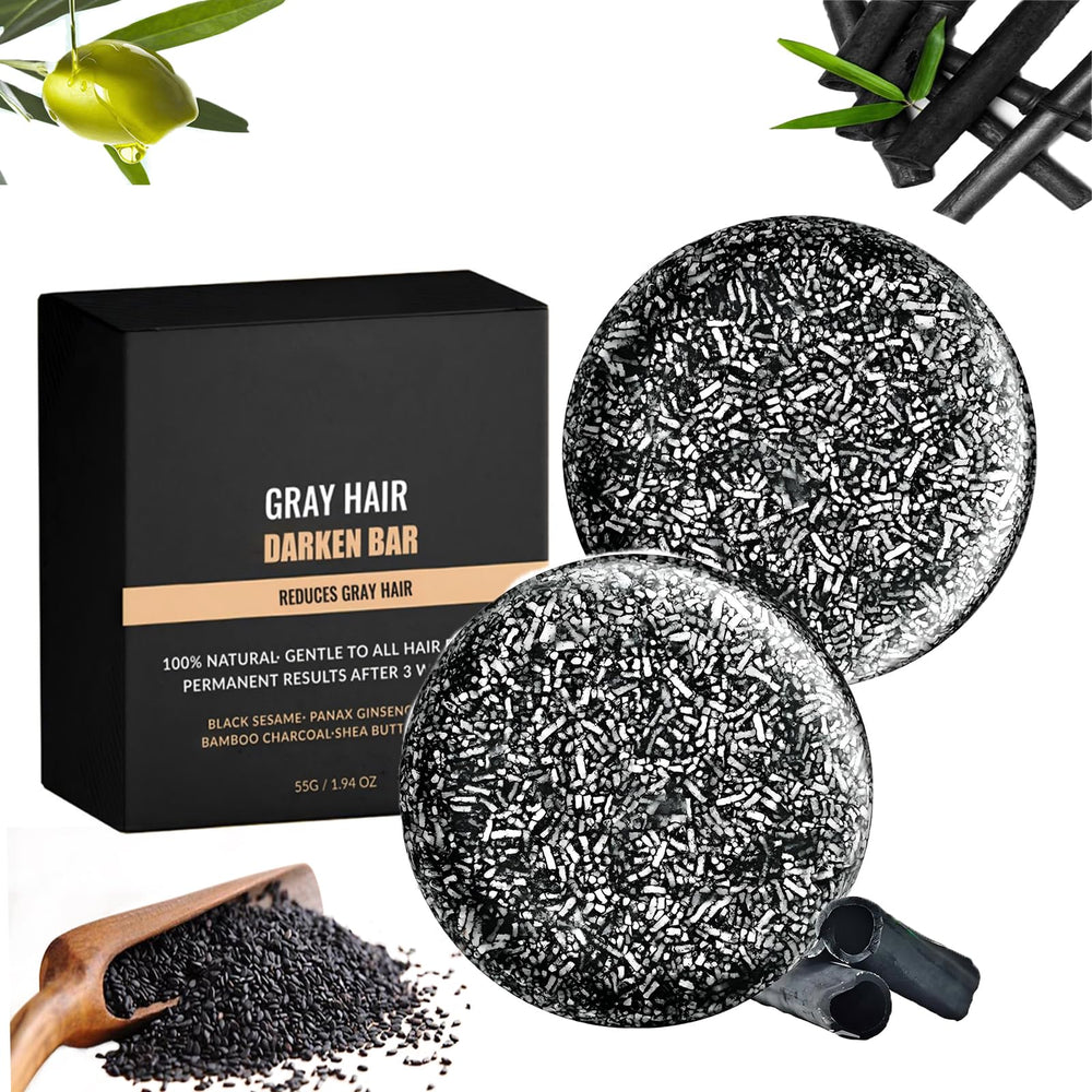 F FENG PEI front packaging showing two black shampoo bars, informative and compact
