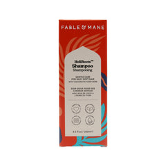 Fable & Mane shampoo in bathroom lifestyle scene promoting self-care