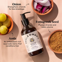 Fable & Mane bottle beside a ruler showing compact size and value