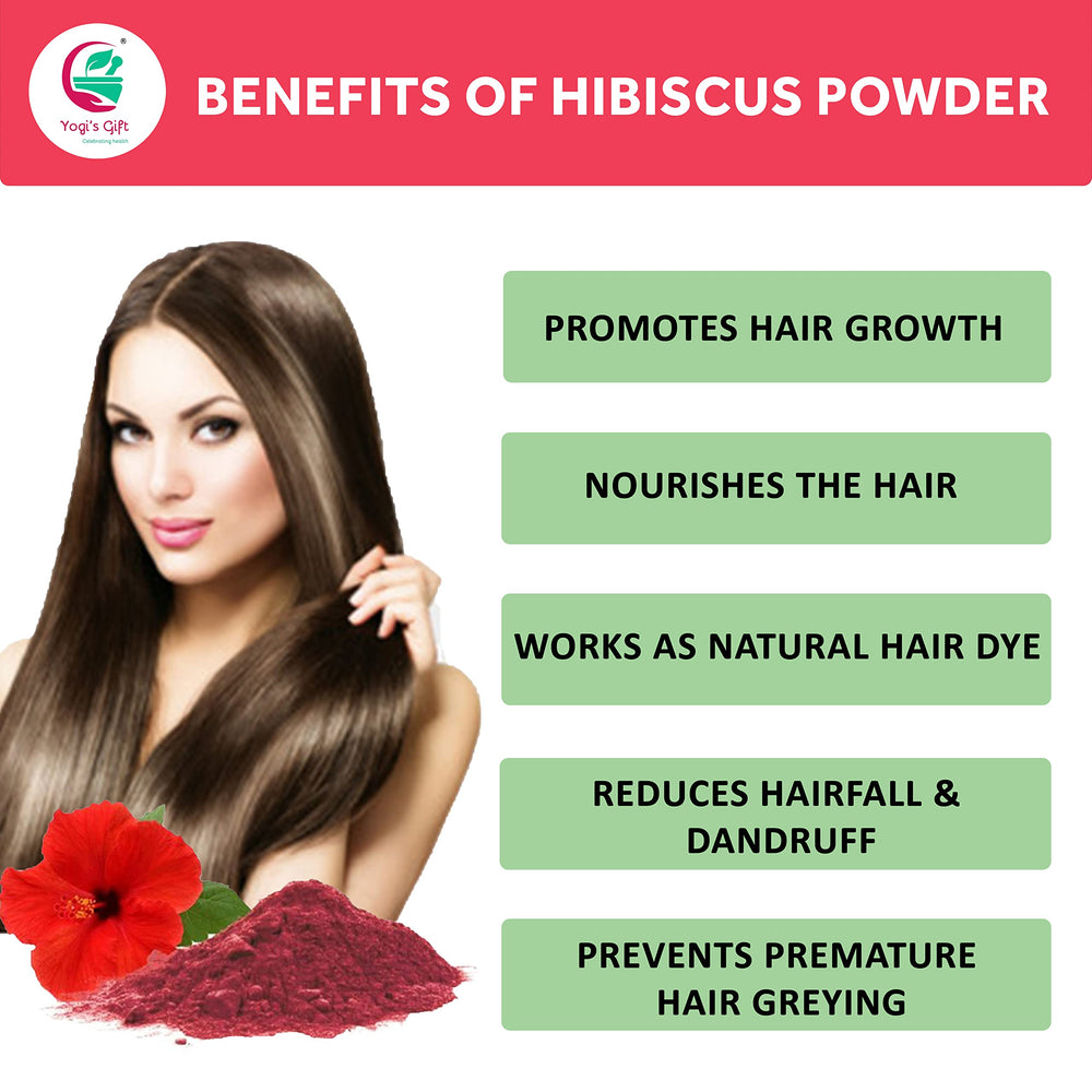Hibiscus and cosmetic clay face pack mixed from YOGI’S GIFT showing gentle exfoliation benefits
