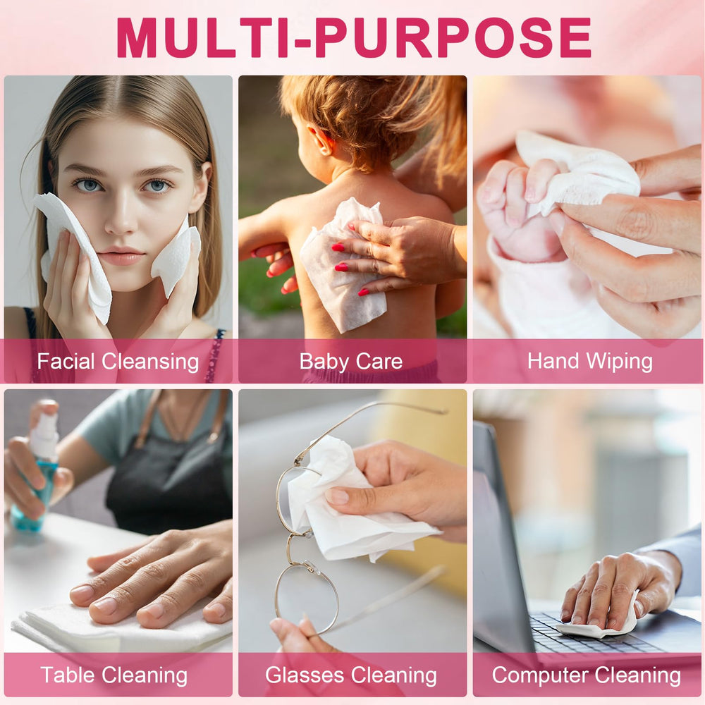 FACEMADE gentle wipe used on baby's skin showing soft, non-irritating care