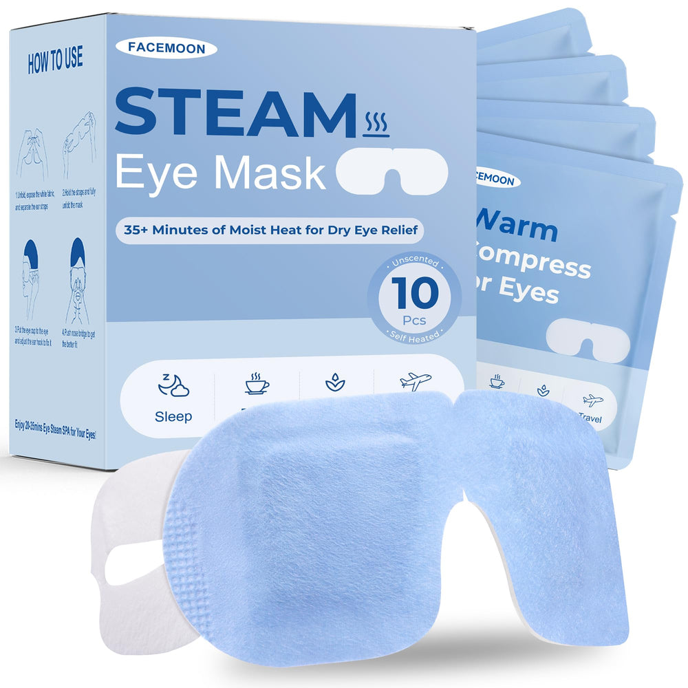 FACEMOON front packaging showing 10-pack for travel convenience and hygiene