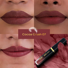Faces Canada Cocoa Crush texture swatch revealing creamy matte payoff benefit