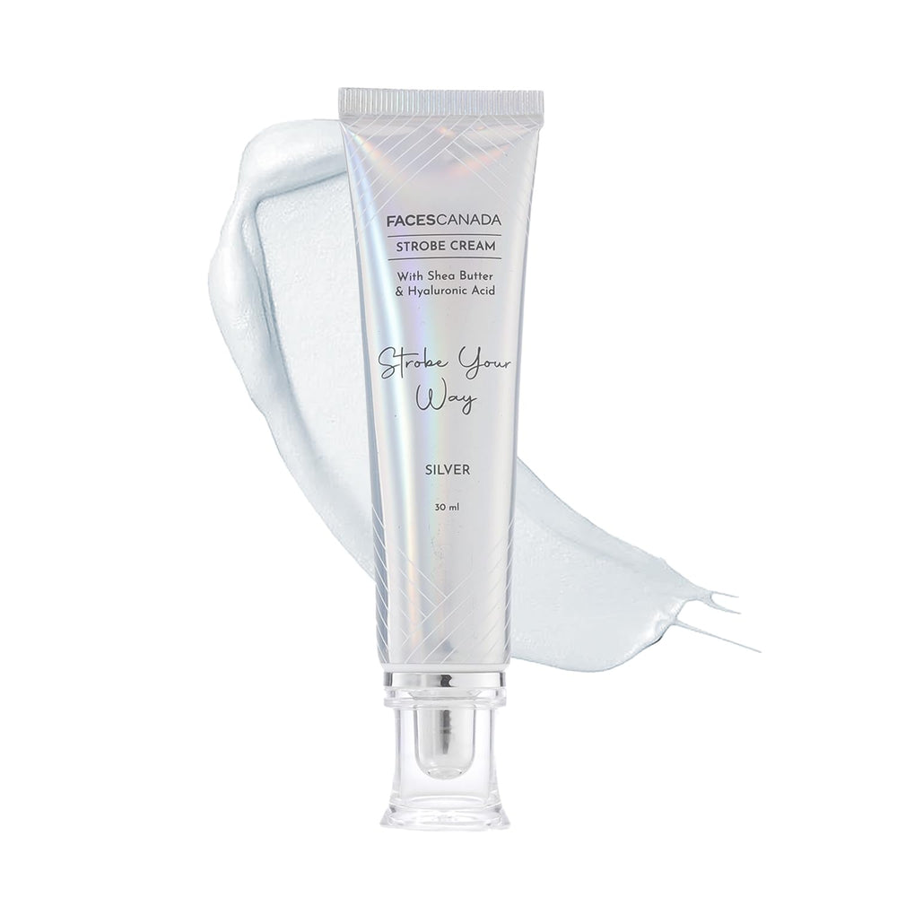 FACESCANADA front packaging showing silver strobe cream and brand clarity