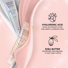 FACESCANADA strobe cream size scale next to coin for compact 30ml portability and travel convenience