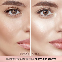 FACESCANADA strobe cream texture close-up highlighting smooth creamy consistency for hydration