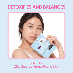 FACETORY sheet mask contour fit on face, highlights coverage and comfort