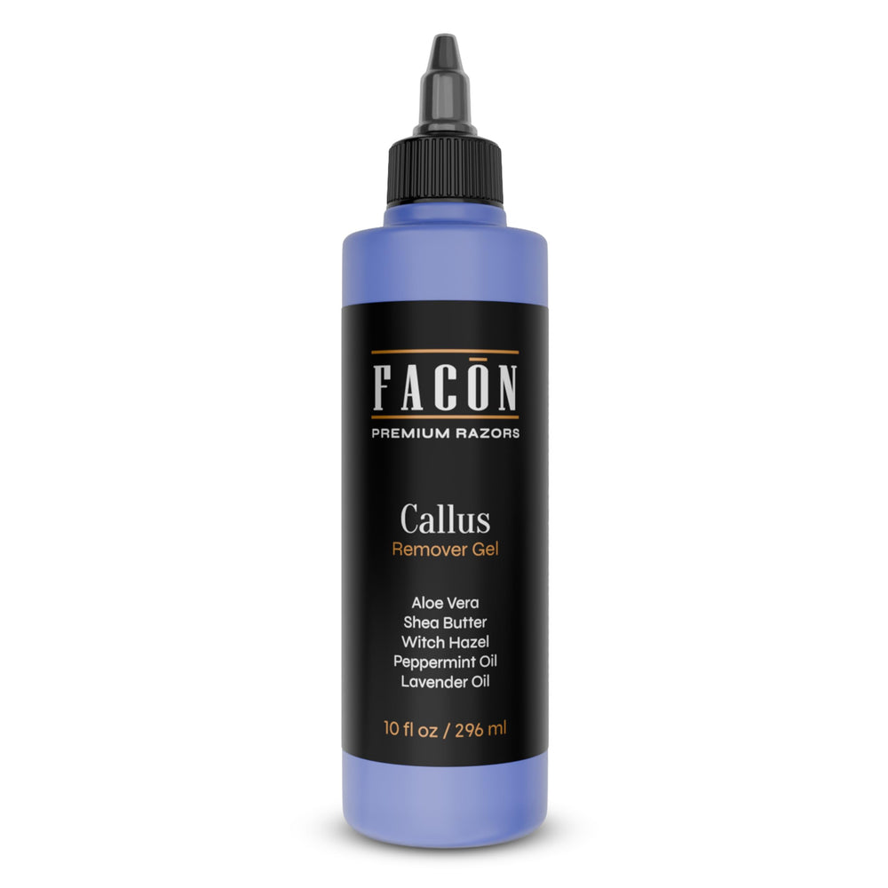 FACON bottle front view showing label and clear gel for precise dispensing benefit
