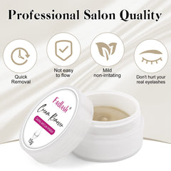 FADLASH cream texture close-up demonstrating gentle consistency and control