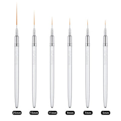 close-up of Fadoleng brush bristles highlighting fine tapered tips for precise line control