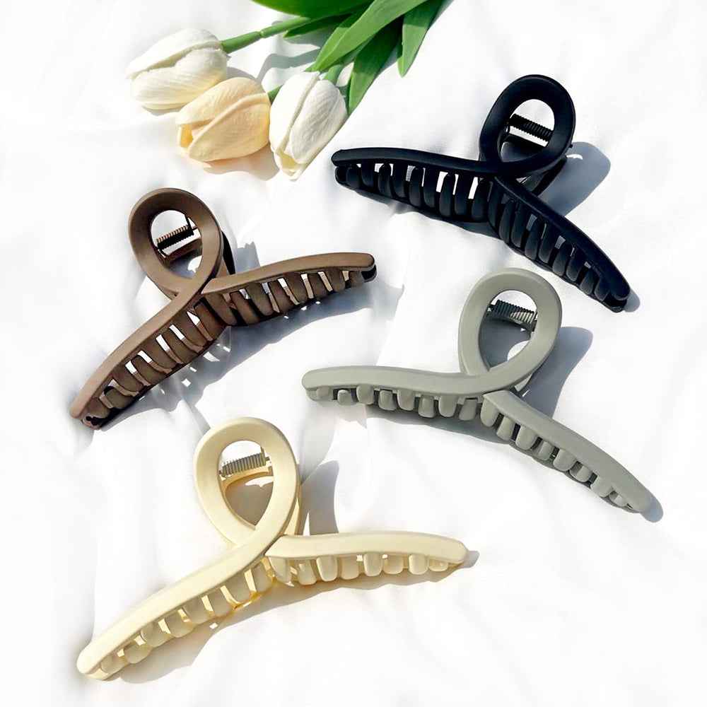 FAELBATY front view of four-color matte clip set showing neat packaging and colors