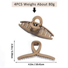 FAELBATY clip securing a half-up hairstyle, showing secure, everyday styling benefit