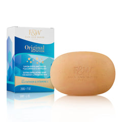 FAIR & WHITE front packaging showing bar and benefits