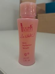 FAIR & WHITE cap and bottle detail showing premium finish and care