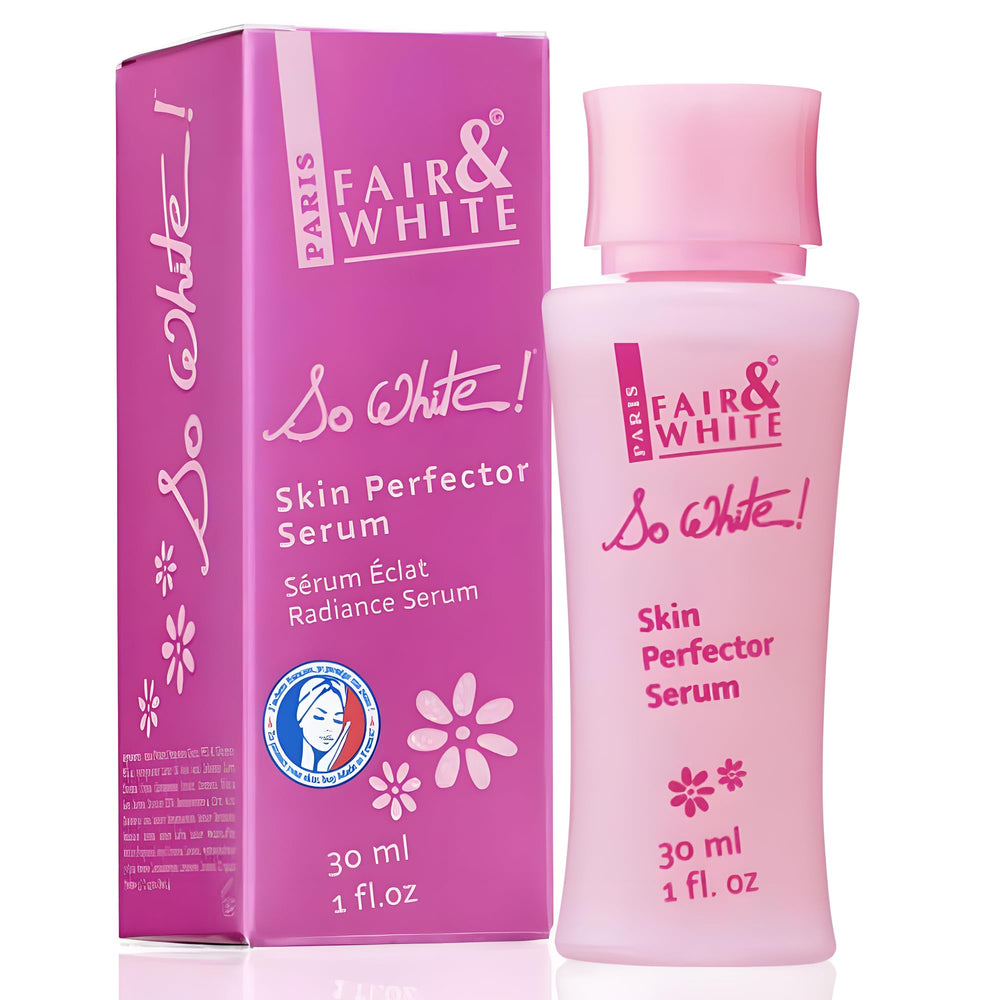 FAIR & WHITE front bottle image showing product and bright look