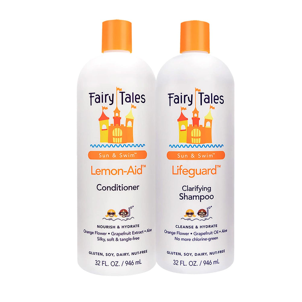 Fairy Tales front packaging showing 32oz duo and family benefit