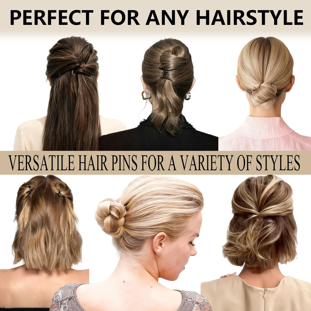 Fallinlocks in use securing a low bun to keep hairstyles intact all day