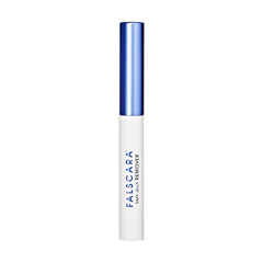 FALSCARA before and after rinsing showing clean lash line benefit