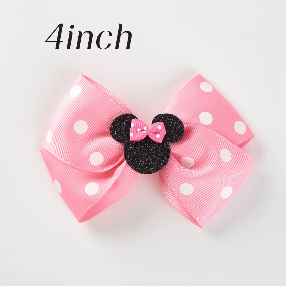 Fancheer bows worn at a birthday party setting, bright festive accent