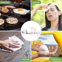 fancyou towel beside leaf symbol illustrating biodegradable eco-friendly advantage