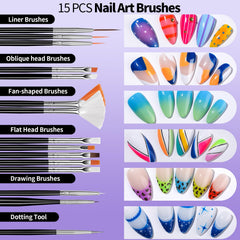 Fandamei brush close-up displaying fine nylon fibers for precise strokes