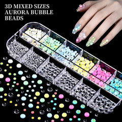 Fandamei colorful bubble beads texture shot highlighting dimensional droplet effects