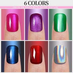 Fandamei color range flatlay highlighting six shades for outfit matching