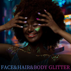 Fandamei close-up gel texture showing creamy glitter for smooth application