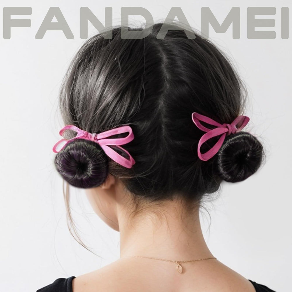 Fandamei bobby pin close-up with ball ends protecting hair and scalp