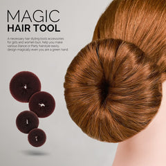 Fandamei four donut bun makers displayed to show size variety and styling options