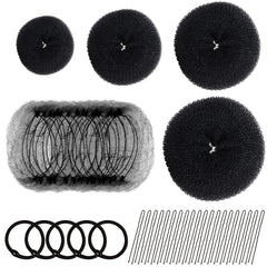 Fandamei front packaging of bun set showing included pieces for convenient styling
