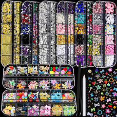 Fandamei front packaging display showing all eight boxes and included tools for easy selection