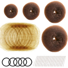 Fandamei front packaging light brown showing full bun maker kit for easy styling