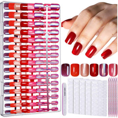 Fandamei front packaging showing six cat eye nail styles and box portability benefit
