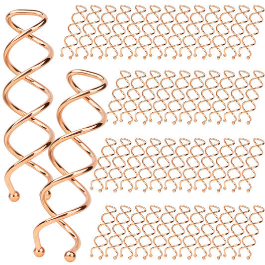 Fandamei front packaging showing 50 rose gold pins, ready for styling