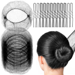 Fandamei front packaging showing nets and pins for tidy updos and storage