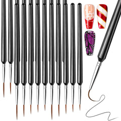 Fandamei front packaging showing full 20-piece brush set and sizes for organized selection benefit