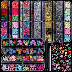 Fandamei front packaging showing all eight compartments and included tools for easy selection