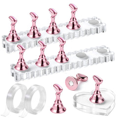 Fandamei front view acrylic bases showing stability and style