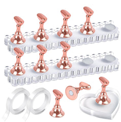 Fandamei front view acrylic stands showing stable base and clear wave design