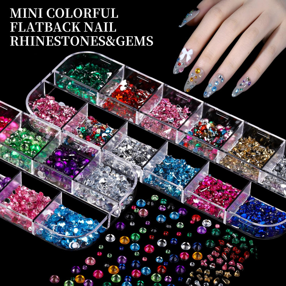 Fandamei assorted fruit and novelty-shaped charms displayed for playful nail accents