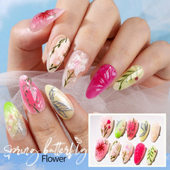 Fandamei tropical fruit and Hawaii flowers cluster highlighting vibrant color