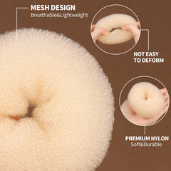 Fandamei gold donut close-up showing nylon texture and durable shape