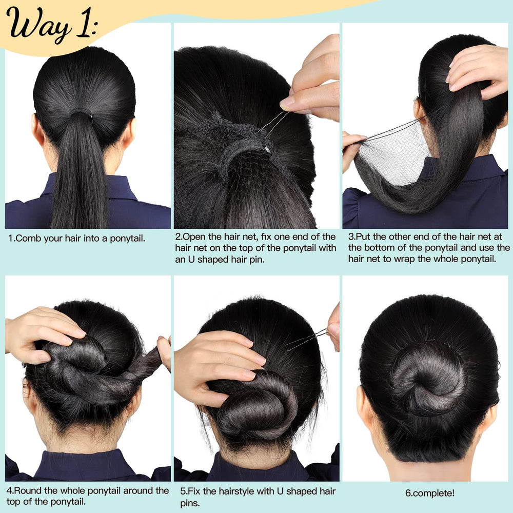 Fandamei in-use ballet bun held securely for dance and movement