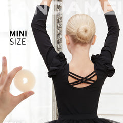 Fandamei invisible bun net texture close-up, breathable containment benefit