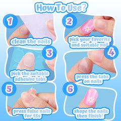 FANDAMEI child wearing decorated nails demonstrating comfortable everyday play