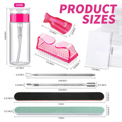 Fandamei kit in a home setting demonstrating quick at-home manicure convenience